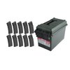 BROWNELLS AR-15 X10 PMAG GEN M3 + AMMO CAN 223/5.56 BLACK 10PK