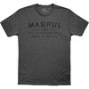 MAGPUL GO BANG PARTS CVC T-SHIRT X-LARGE CHARCOAL