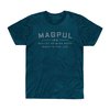 MAGPUL GO BANG PARTS CVC T-SHIRT BLUE STONE HEATHER 3XL